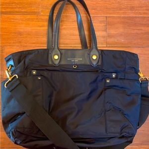 Marc by Marc Jacob's Black Large Tote Computer Bag Diaper Bag